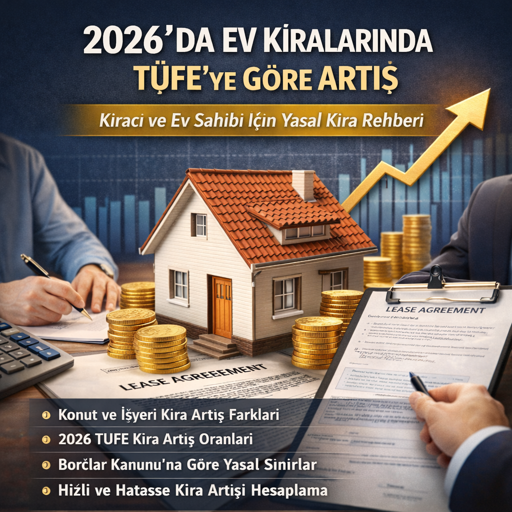 2026 Kira Artış Hesaplama | TÜFE’ye Göre Yasal Kira Artışı Rehberi